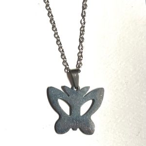 Butterfly Sterling Silver necklace.